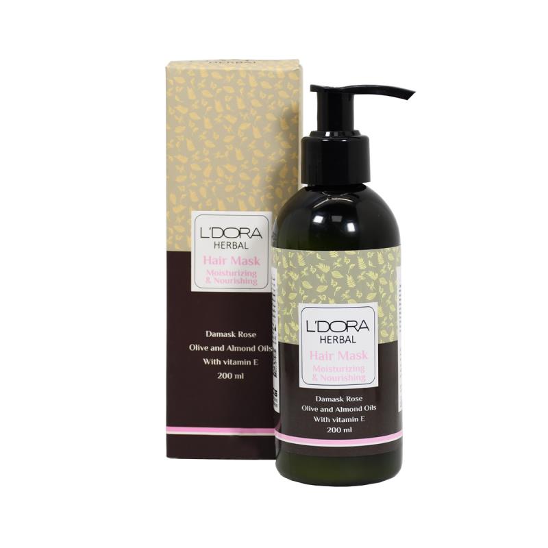 ماسک گیاهی نرمکننده و تقویتکننده موی سر لدورا هربال 200 میلی لیتر - Image 2